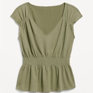 NWT Old Navy Smocked Top